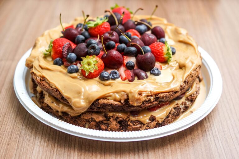 Decadent Butter Cookie Cake with Fresh Fruit Toppings